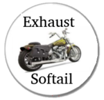 Système d'échappement Softail 2 en 1