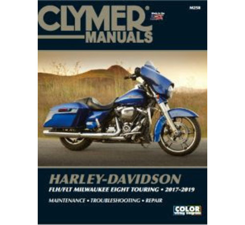 Clymer boeken Clymer service manual - Touring M8 Series 17-19 Reparatiehandleidingen