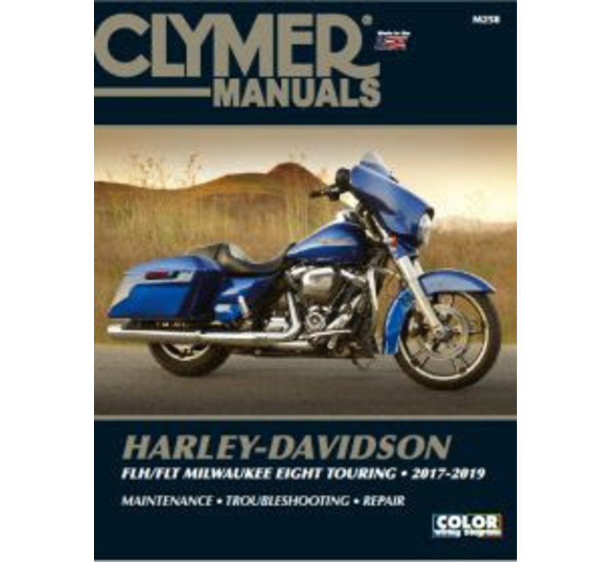 boeken Clymer service manual - Touring M8 Series 17-19 Reparatiehandleidingen