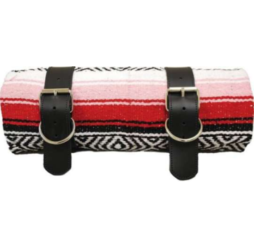 La Rosa Mexican serapes blankets with black holder Fits: > Universal