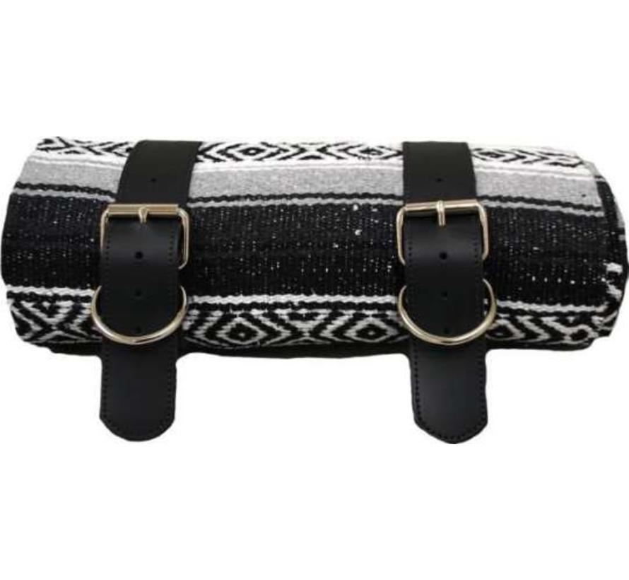 Mexican serapes blankets with black holder Fits: > Universal