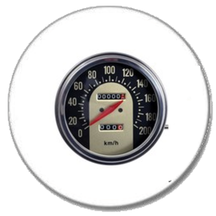 Harley Davidson Tachometer (Strich)