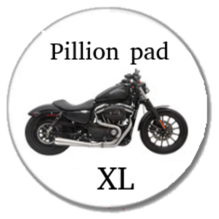 Almohadillas del pasajero Harley Davidson Sportster, asiento del pasajero