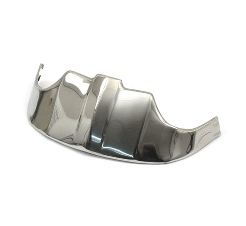 MCS Front fender tip stainless -OLD STYLE- Fits: > 49-58 Bigtwin