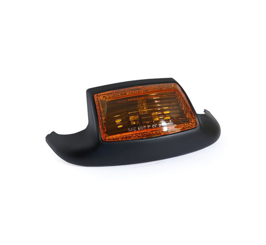 Front fender tip With light smoke or amber lens Fits: > 80-13 FL FLT; 86-17 FLST