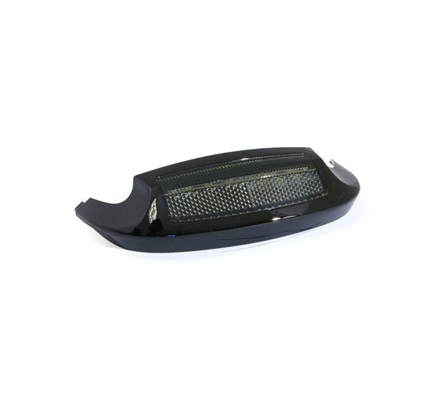 front fender tip with smoke light Black or Chrome Fits: > 14-22 Touring