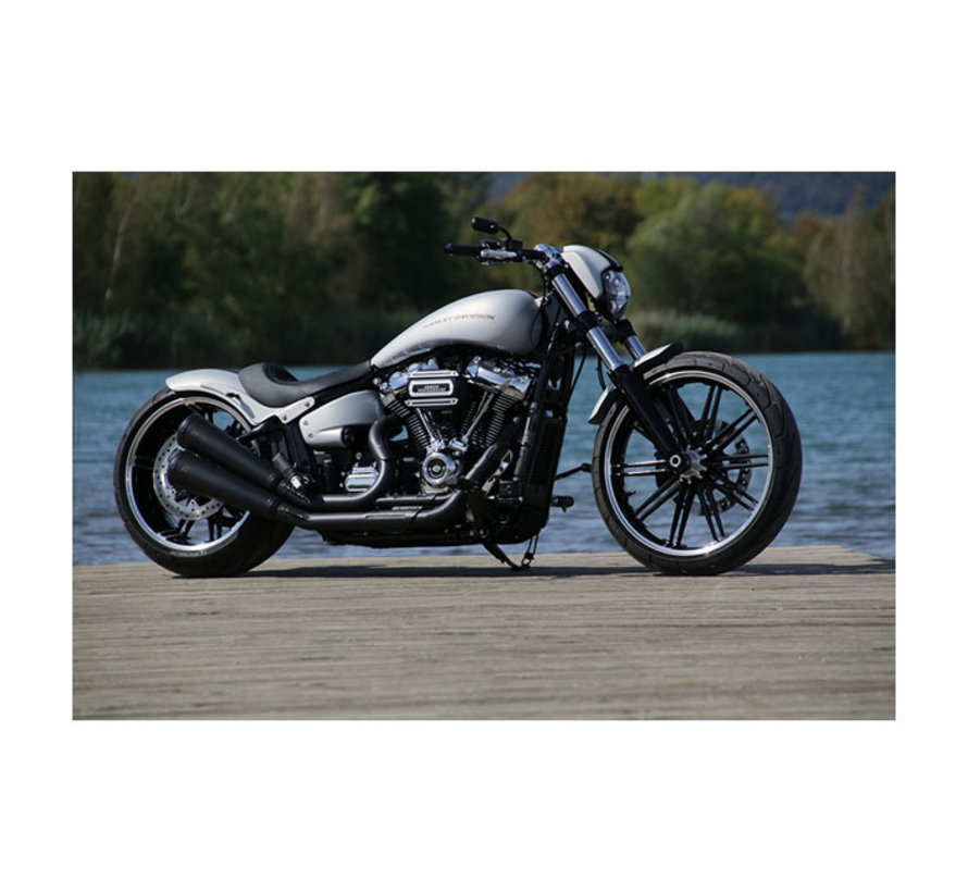 uitgerekte 'Breakout' Softail benzinetank Past op: > 18-20 M8 Softail