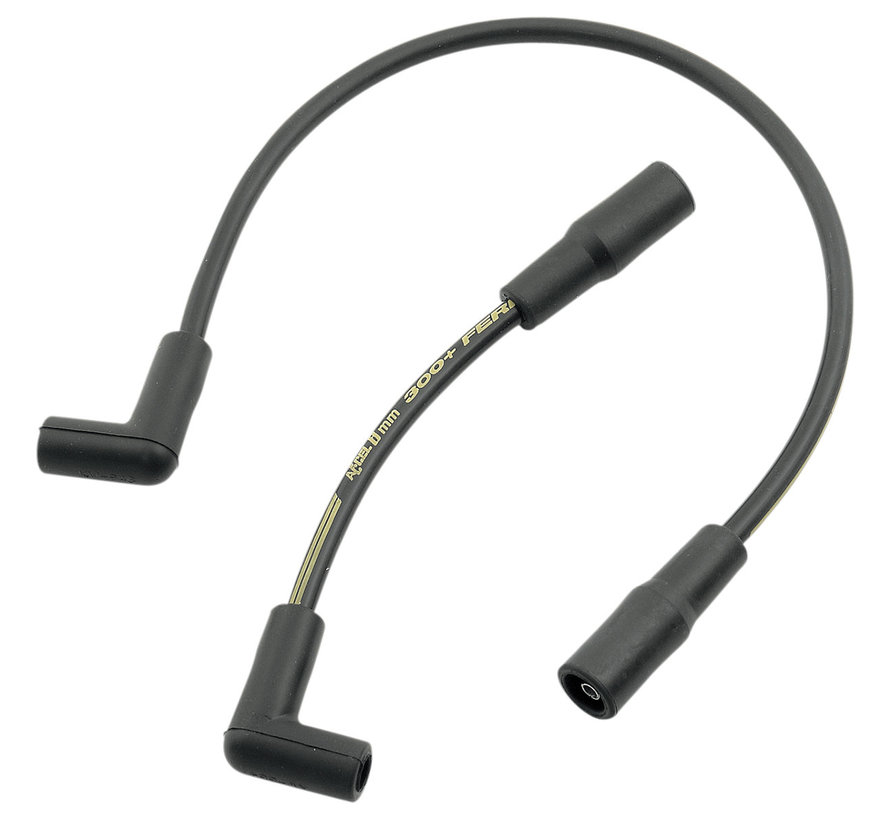 300+ Cable de encendido de 8 mm de ajuste personalizado Se adapta a:> 99-08 FLT / Touring; 04-06 XL Sportster