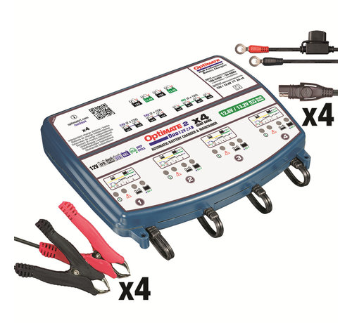 Tecmate Optimate 2 Batterieladegeräte Duo 4-Bank