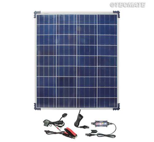 Tecmate Cargador / mantenedor de batería solar 80 Watt