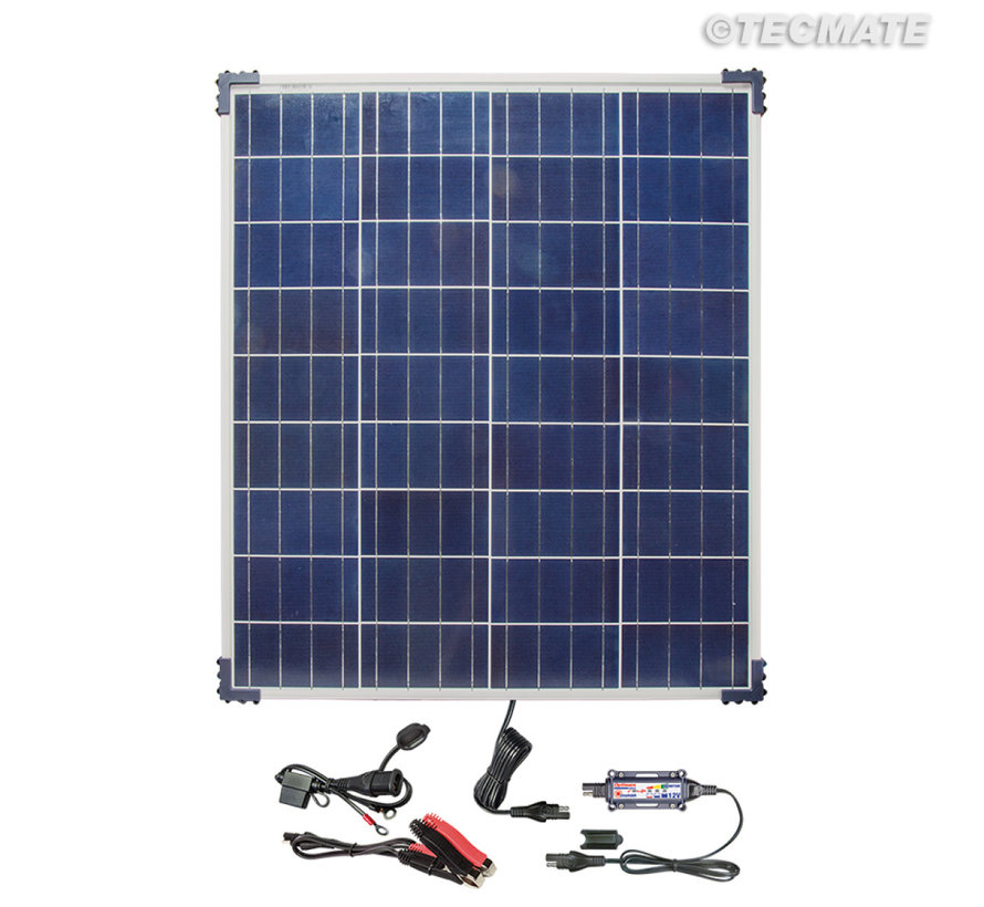 Cargador / mantenedor de batería solar 80 Watt