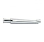 Trompet universele upswept linker uitlaat 20-1/2" lang chroom Past op: > 1 3/4" diameter headers