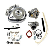 S&S El kit de carburador Super E incluye filtro de aire y colector Se adapta a: 99-05 Twin cam