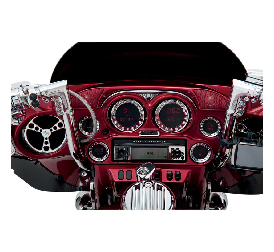 Audio Hog-Pod Dash Trim/Tweeter Pod Convient à:> 98-13 FLHT/FLHX