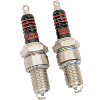 Drag Specialities NGK style Spark Plugs; Fits: > 99-17 Twin Cam; 86-21 XL Sportster