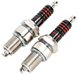 NGK style BPR4ES-11 Spark Plugs; Fits: > 84-99 Evo Bigtwin; 78-84 Shovelhead (hotter tip)