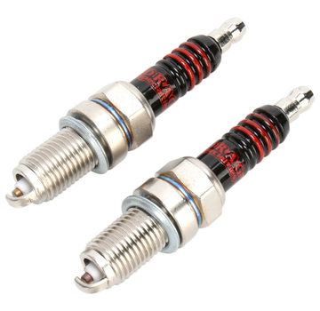 Drag Specialities NGK style Spark Plugs;  Fits: > 02-17 V-Rod, XB9R Firebolt, XB12 Lightning