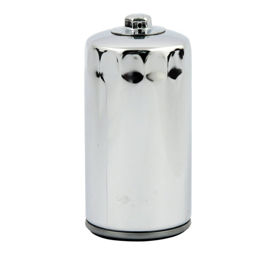 spin-on with top nut oil filter Chrome or Black Fits:> 91-98 Dyna Glide