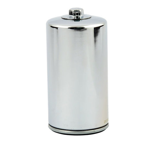 K&N spin-on with top nut oil filter Chrome or Black Fits:> 91-98 Dyna Glide
