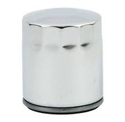 MCS spin-on oil filter, Chrome or Black Fits: > 1999 Softail; 99-17 Twin Cam
