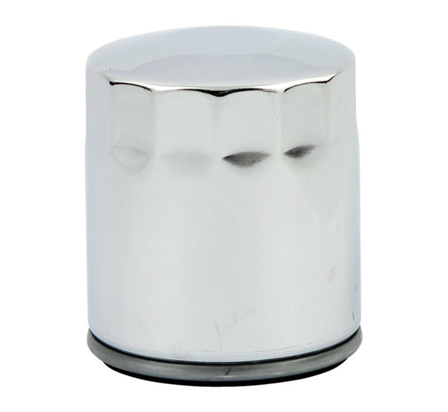 spin-on oil filter Chrome or Black Fits: > 1999 Softail; 99-17 Twin Cam