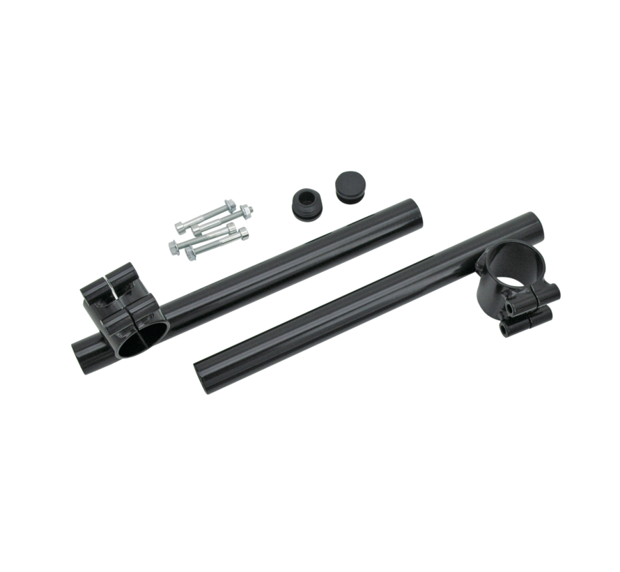 Clip-on handlebars black or chrome Fits:> 39mm front vork