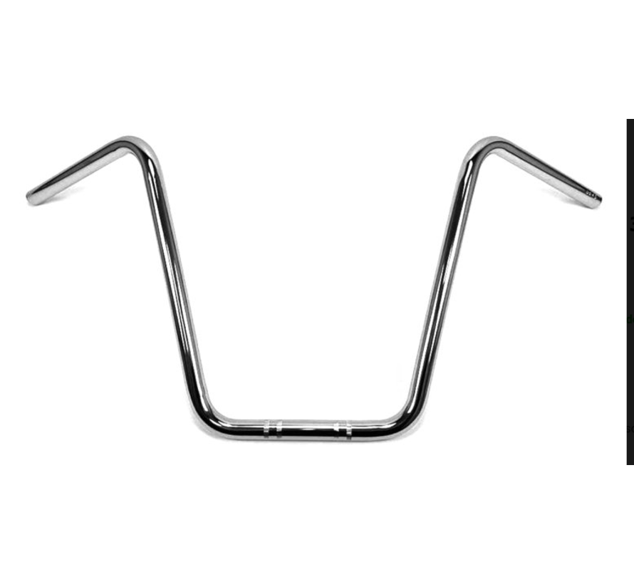 Ape Hanger 1" Handlebars Ape Hanger 15" (38 cm)  black or chrome Fits:> 1 inch handlebar clamp