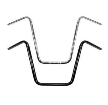 TC-Choppers 1" Handlebars Ape Hanger 17" (44 cm) black or chrome Fits:> 1 inch handlebar clamp