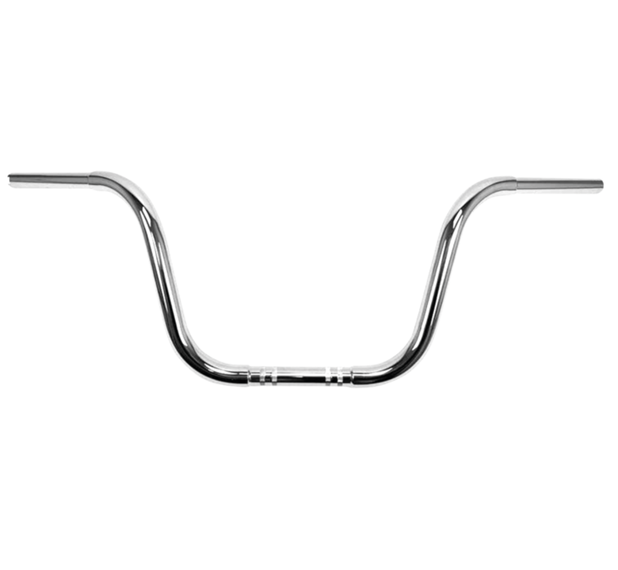 1 1/4" Classic Fat Ape Hanger 12" Black or chrome Fat Ape Hanger Fits: > 1 inch handlebar clamps