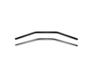 Dragbar 32" (80cm) wide Drag Bar black or chrome Fits: > 1 inch handlebar clamps