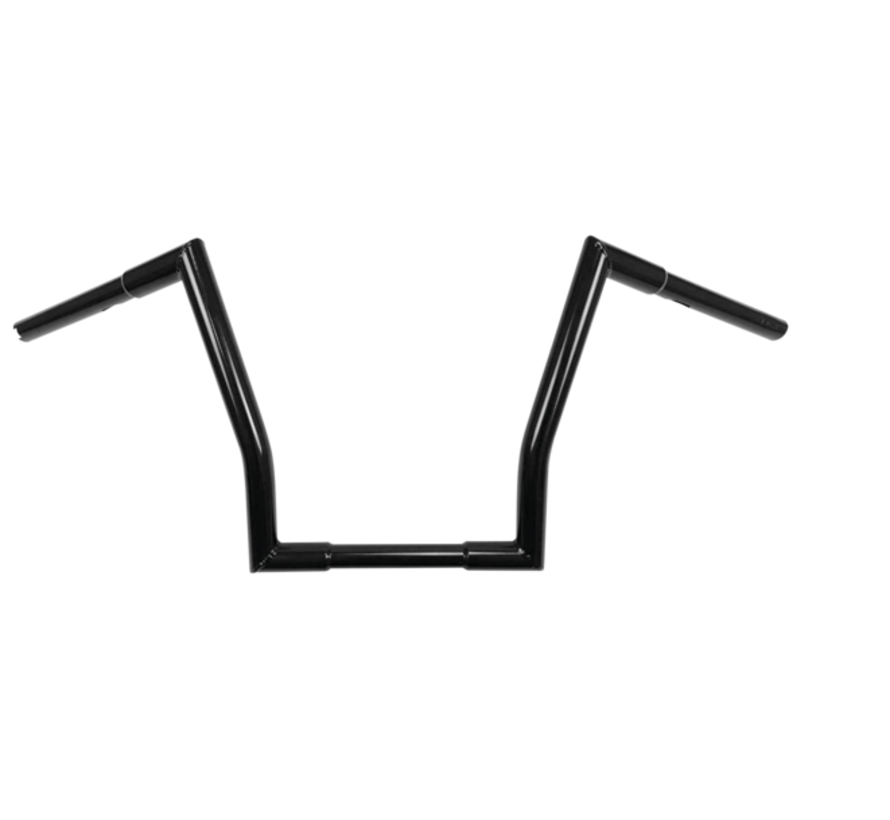 Handlebar Black 12" Square Fat Ape Hanger Fits:> 1 inch handlebar clamps