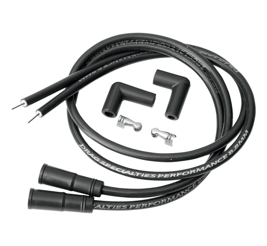 Cable de bujía de 8 8 mm Compatible con:> Universal Twincam