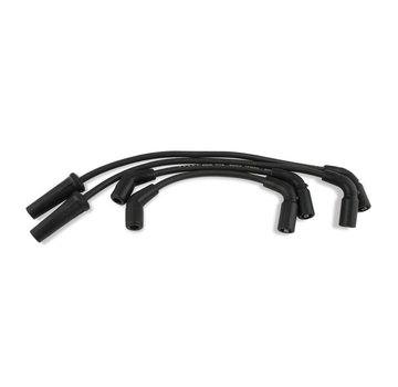 Accel Cable de bujía de 8 mm negro Compatible con:> Softail 18-21 M8