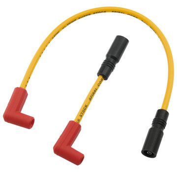 Accel Cable de bujía de 8 mm amarillo Compatible con:> 00-17 Softail, 17 FXSB
