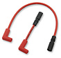 Cable de bujía de 8 mm rojo Compatible con:> 00-17 Softail 17 FXSB