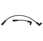 Cable de bujía de 8 mm negro Compatible con:> 99-17 Dyna; 99-02 Buell XB