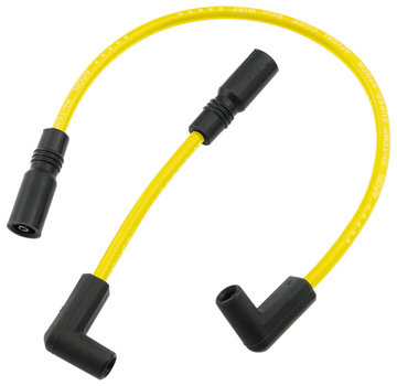 Accel Cable de bujía de 8 mm amarillo Se adapta a:> 99-17 Dyna; 99-02 Buell XB