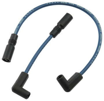 Accel Cable de bujía de 8 mm azul Se adapta a:> 99-17 Dyna; 99-02 Buell XB