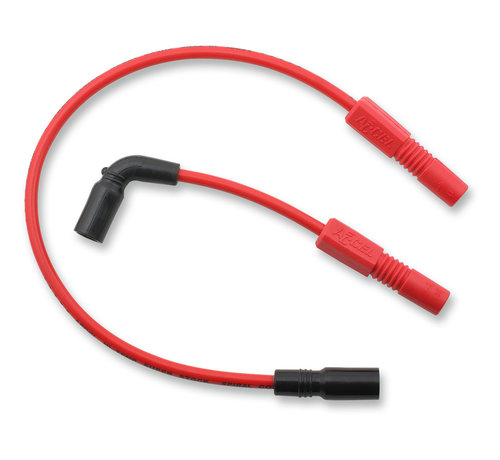 Accel 8 mm bougiekabel rood. Past op: > 07-22 XL Sportster