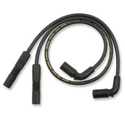 Accel Cable de bujía de 8 mm negro Compatible con:> 09-16 FLH / T Touring