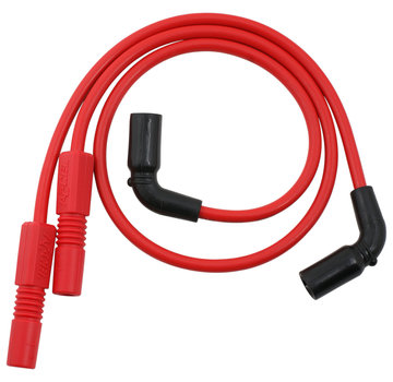 Accel Cable de bujía de 8 mm rojo Compatible con:> 09-16 FLH / T Touring