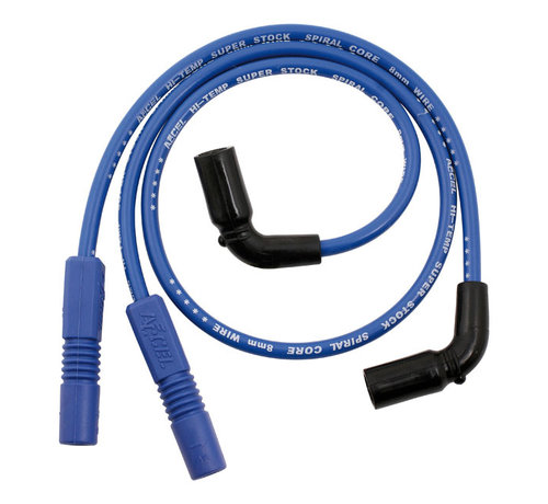 Accel Cable de bujía de 8 mm azul para:> 09-16 FLH / T Touring