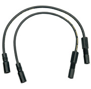 Accel Cable de bujía de 8 mm negro Compatible con:> 99-08 FLT / Touring; 04-06 XL Sportster