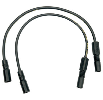 Accel Cable de bujía de 8 mm negro Compatible con:> 99-08 FLT / Touring; 04-06 XL Sportster