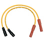 Cable de bujía de 8 mm amarillo Compatible con:> 99-08 FLT / Touring; 04-06 XL Sportster