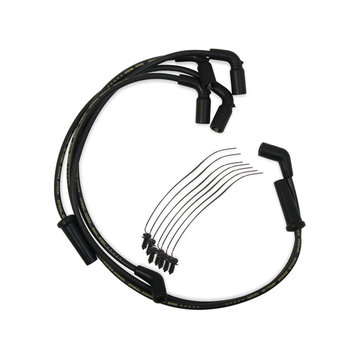 Accel Cable de bujía de 8 mm negro Compatible con:> 17-21 M8 Touring; Triciclos 17-21 M8