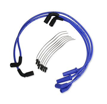 Accel 8 mm Bougiekabel blauw Past op: > 17-21 M8 Touring; 17-21 M8 Trikes