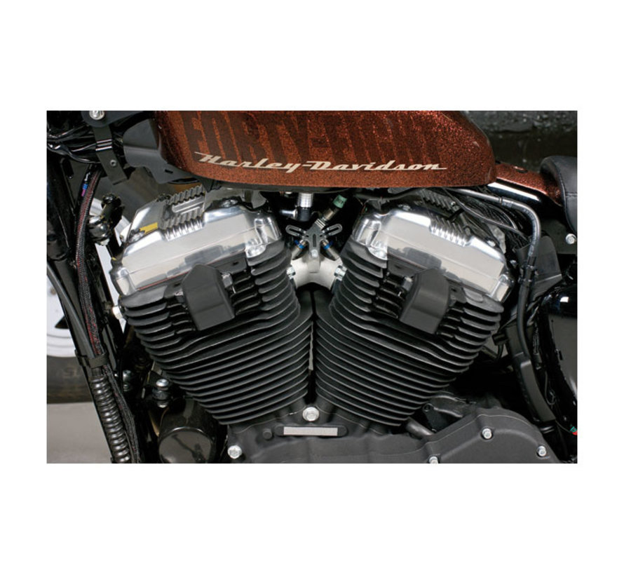 Harley Davidson Accel Stealth Cop Supercoil-Kit Schwarz oder natur Passend für: > 07-21 XL Sportster