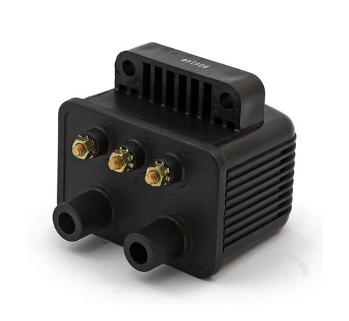 MCS Mini single fire coil 12V 3 ohm Black or Chrome Fits: > 65-99 B T ; 65-03 XL