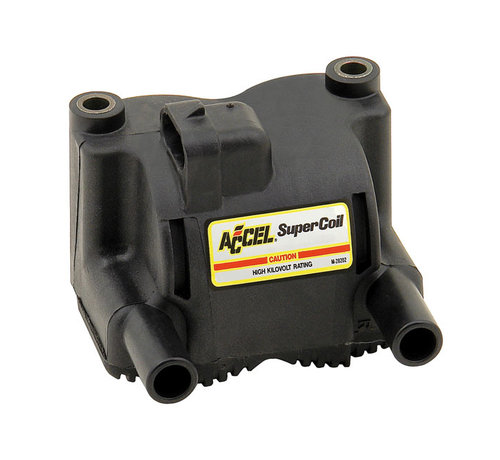 Accel ignition single fire coil Fuel Injected models Fits: > 01-06 Softail; 14-17 FLS/S; 02-07 FLT/Touring; 04-11 Dyna